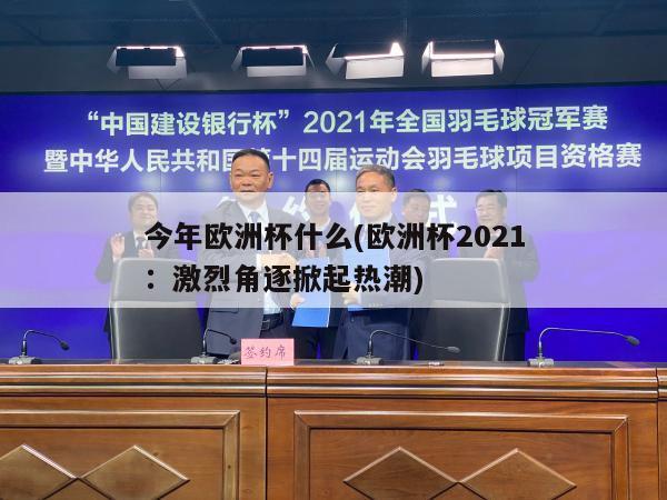 今年欧洲杯什么(欧洲杯2021：激烈角逐掀起热潮)